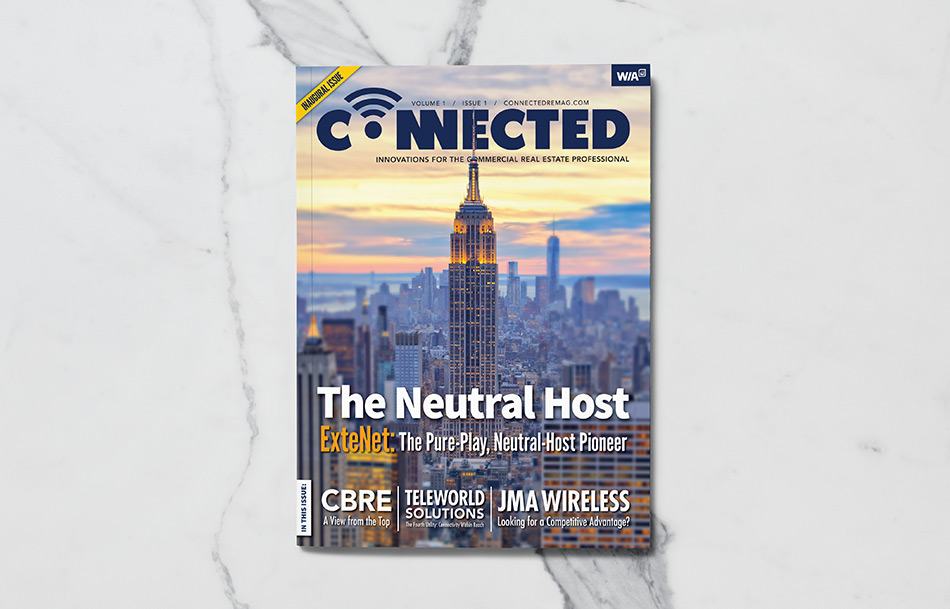 Connected Real Estate Magazine Cover designed by EMW Productions