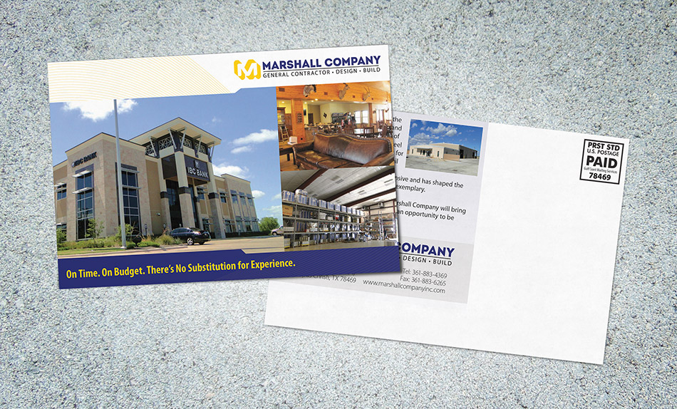 Postcards, E-blasts and custom martketing materials