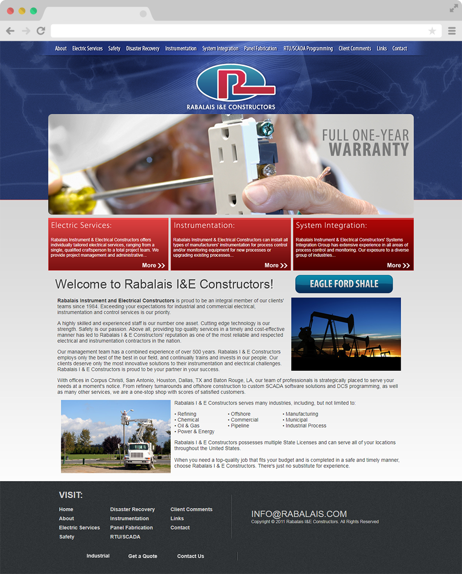 Instrument and Constructors Website